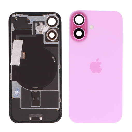 Оригинален заден капак за iPhone 16 розов