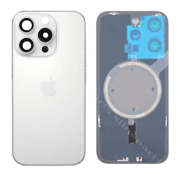 Оригинален заден капак за Iphone 16 Pro Max White Titanium