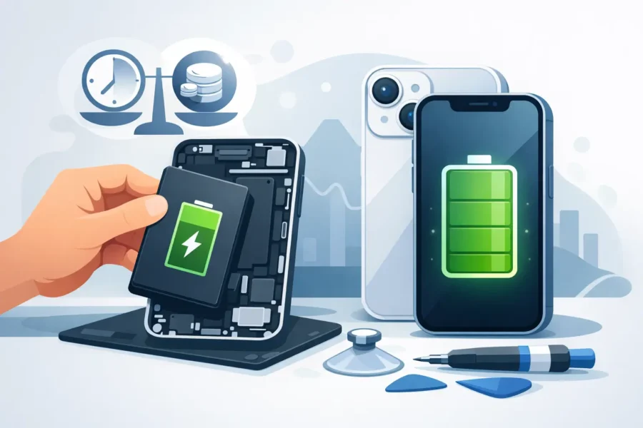 Смяна на батерия iPhone 13 - кога си струва