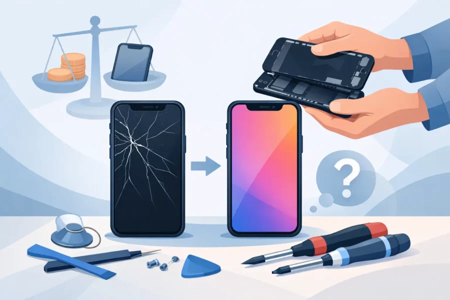 Смяна на дисплей iPhone 11 - кога си струва