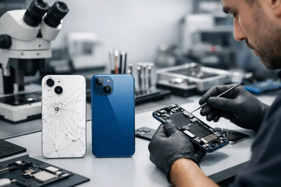 Смяна на заден капак iPhone 14 - кога си струва