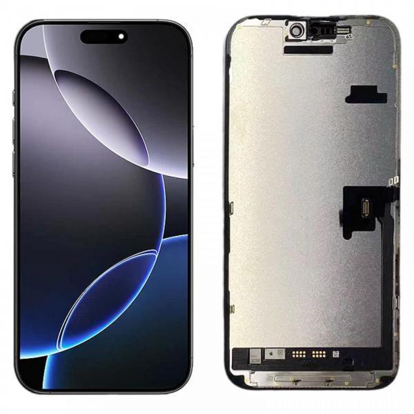 MUSTTBUY OLED Съвместим LCD Дисплей за iPhone 17 6.3 + Тъч скрийн / Черен / Без Грешка