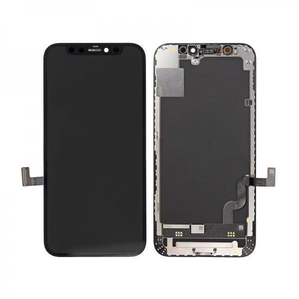 GX OLED Съвместим LCD Дисплей за iPhone 12 Mini 5.4 + Тъч скрийн / Черен /