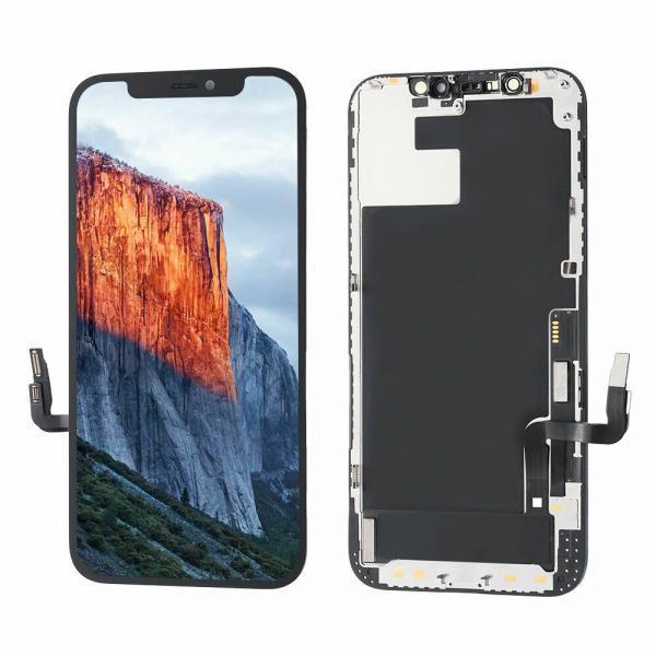 GX OLED Съвместим LCD Дисплей за iPhone 12 Pro Max 6.7 + Тъч скрийн / Черен /