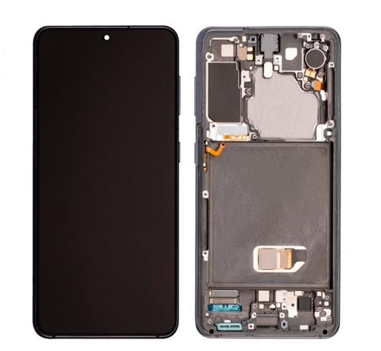 LCD Дисплей за Samsung SM-G991 S21 5G / GH82-27256A/ Тъч скрийн / Графит / Assembled / Service Pack