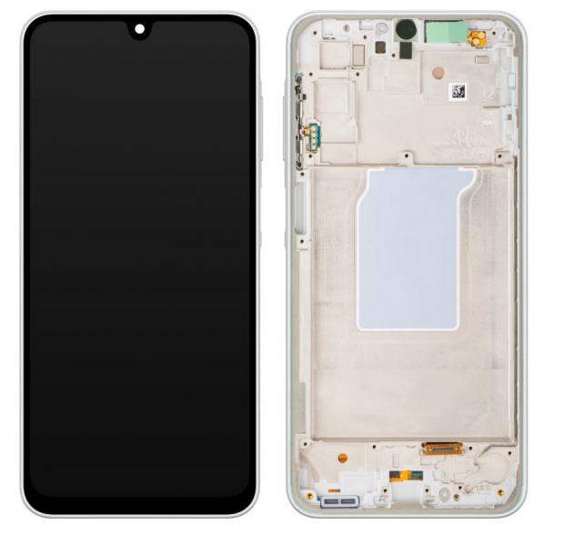 LCD Дисплей за Samsung SM-A266/A26 5G 2025/ GH82-37049C Тъч скрийн + Рамка / Лайм / Assembled / Service Pack