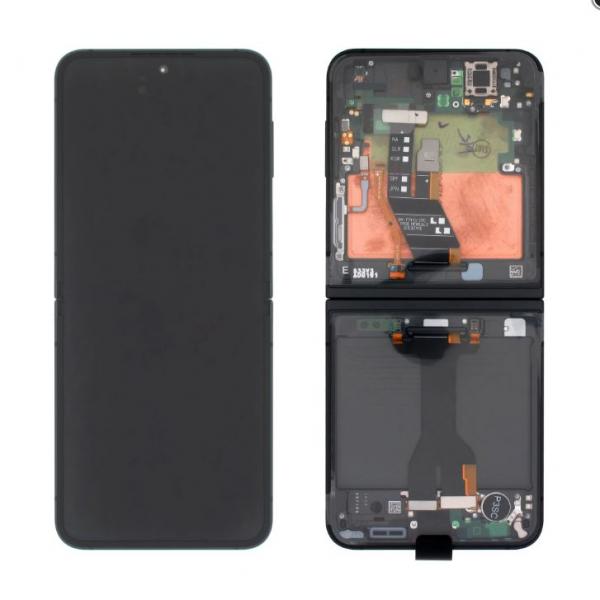 LCD Дисплей за Samsung SM-F741B Galaxy Z Flip 6 / 5G 2024 / GH82-35013E/35014E / Тъч скрийн/ Черен/ Оригинал Service Pack