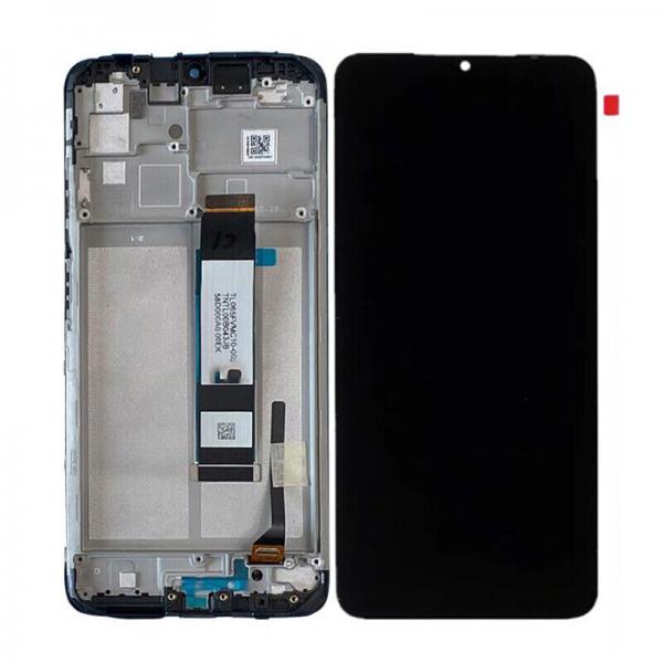 LCD Дисплей за Xiaomi Redmi 9T / 9 Power / Note 9 4G / Poco M3 (2020) / Тъч скрийн / Рамка / Черен / Service pack