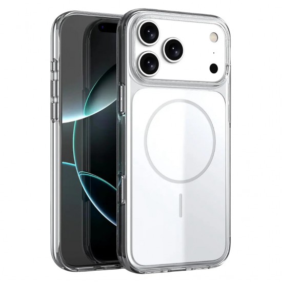 Anti-Slip TPU MagSafe Кейс TP-69 за iPhone 17 Pro Max - Бял