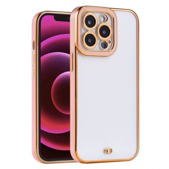 Калъф TP28 Angel Eyes Samsung S21 Plus прозрачен с Розова Рамка