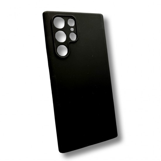 Silicone case TP-59 +камера за Samsung S25 - Черен