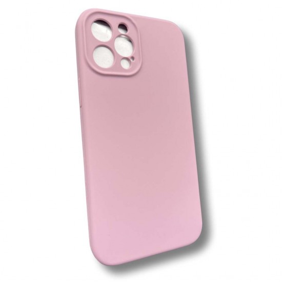 Silicone case TP-59 +камера за iPhone 15 Pro Max - Лилав