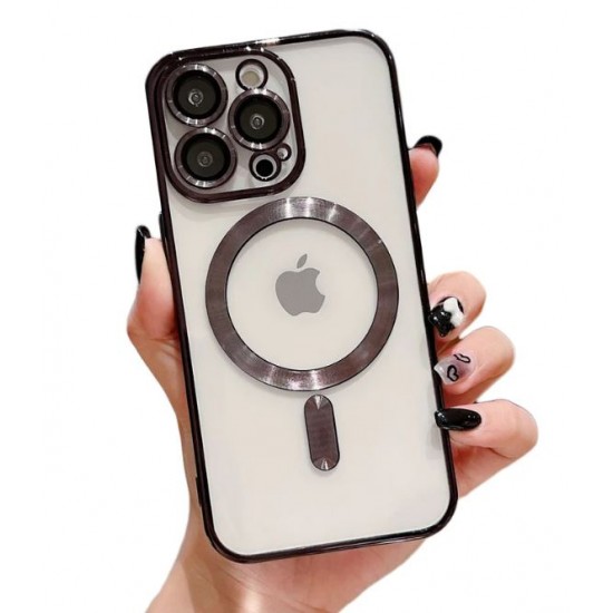 Кейс MG38 Luxury Case with Magsafe iPhone 16 Plus - Черен