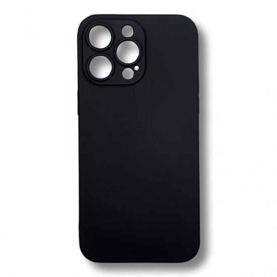 Силиконов гръб TP18 +камера за Huawei Magic 6 Lite - Черен