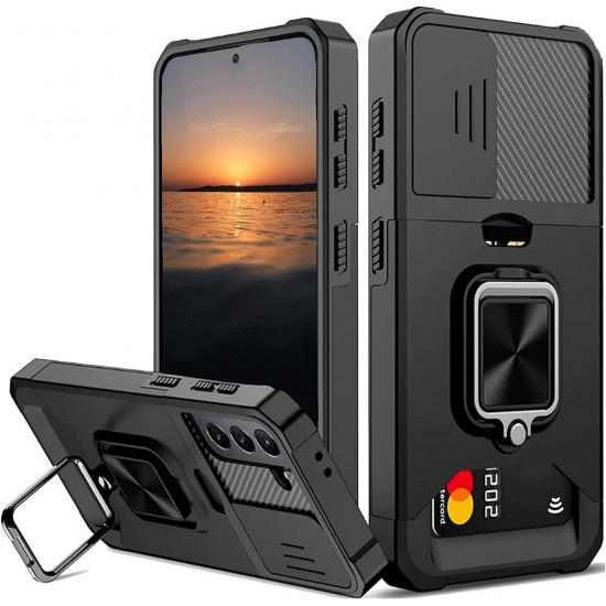 Удароустойчив калъф TP-30 за Samsung S24 4в1 с джобче