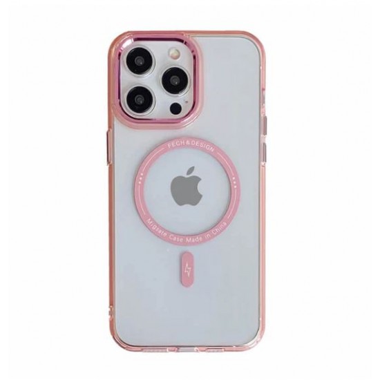 Луксозен кейс AllureEyes с Magsafe TP-101 iPhone 17 - Розов